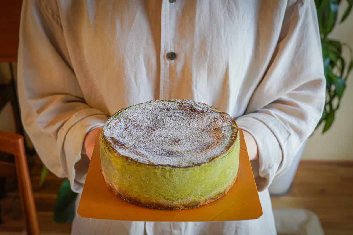 抹茶バスクチーズケーキ