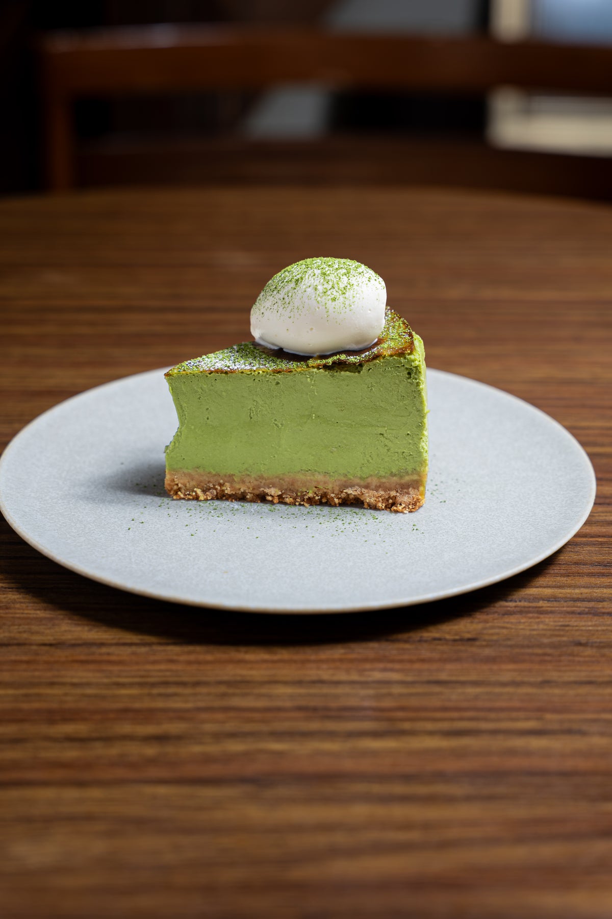 抹茶バスクチーズケーキ